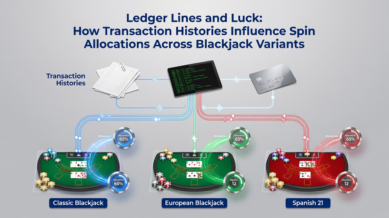 Transactiegeschiedenis en blackjack varianten in online casino's