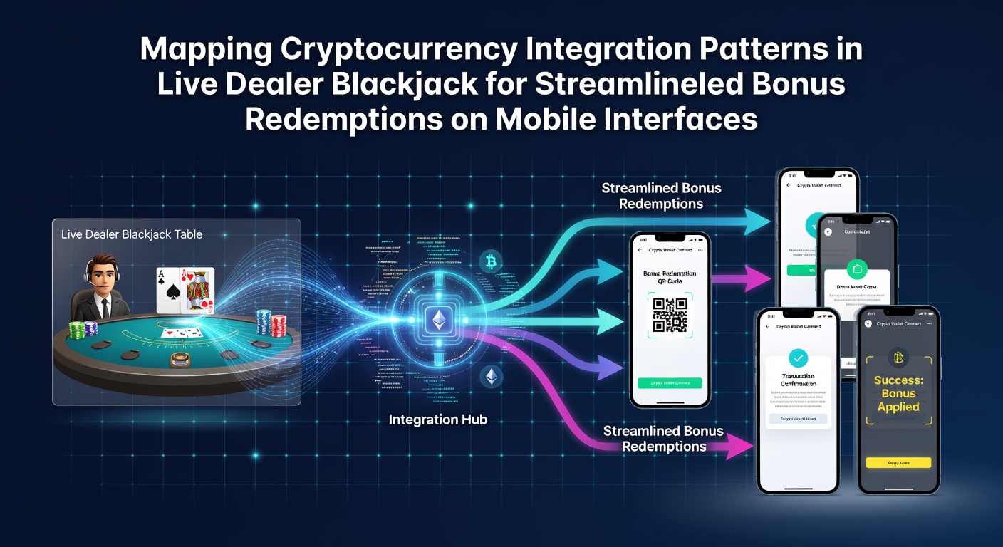 Overzicht van cryptovaluta-integratie in live dealer blackjack op mobiele apparaten