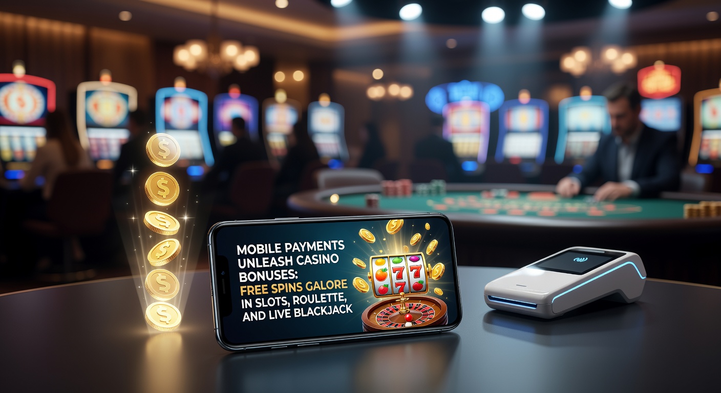 Mobiele roulette-tafel met free bet bonus en betaalwallet op smartphone-scherm