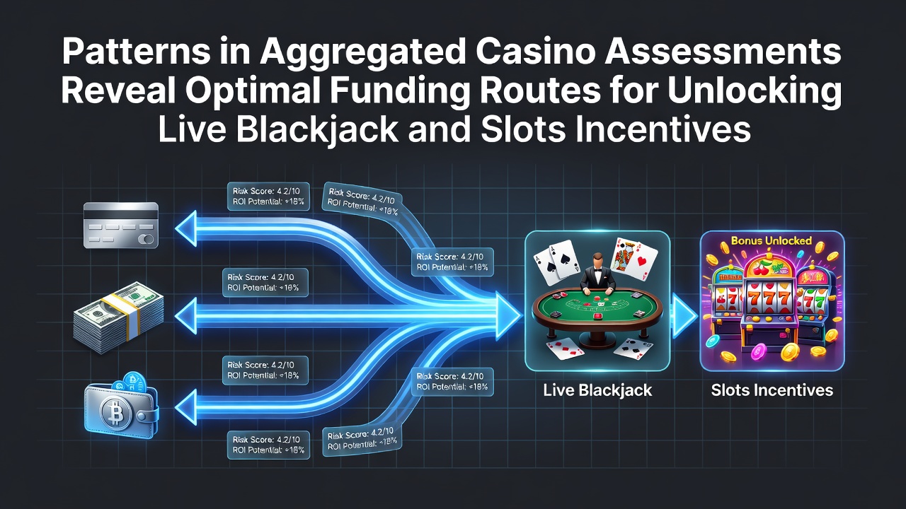 Geaggregeerde data over casino financiering en bonuspatronen in live blackjack en slots
