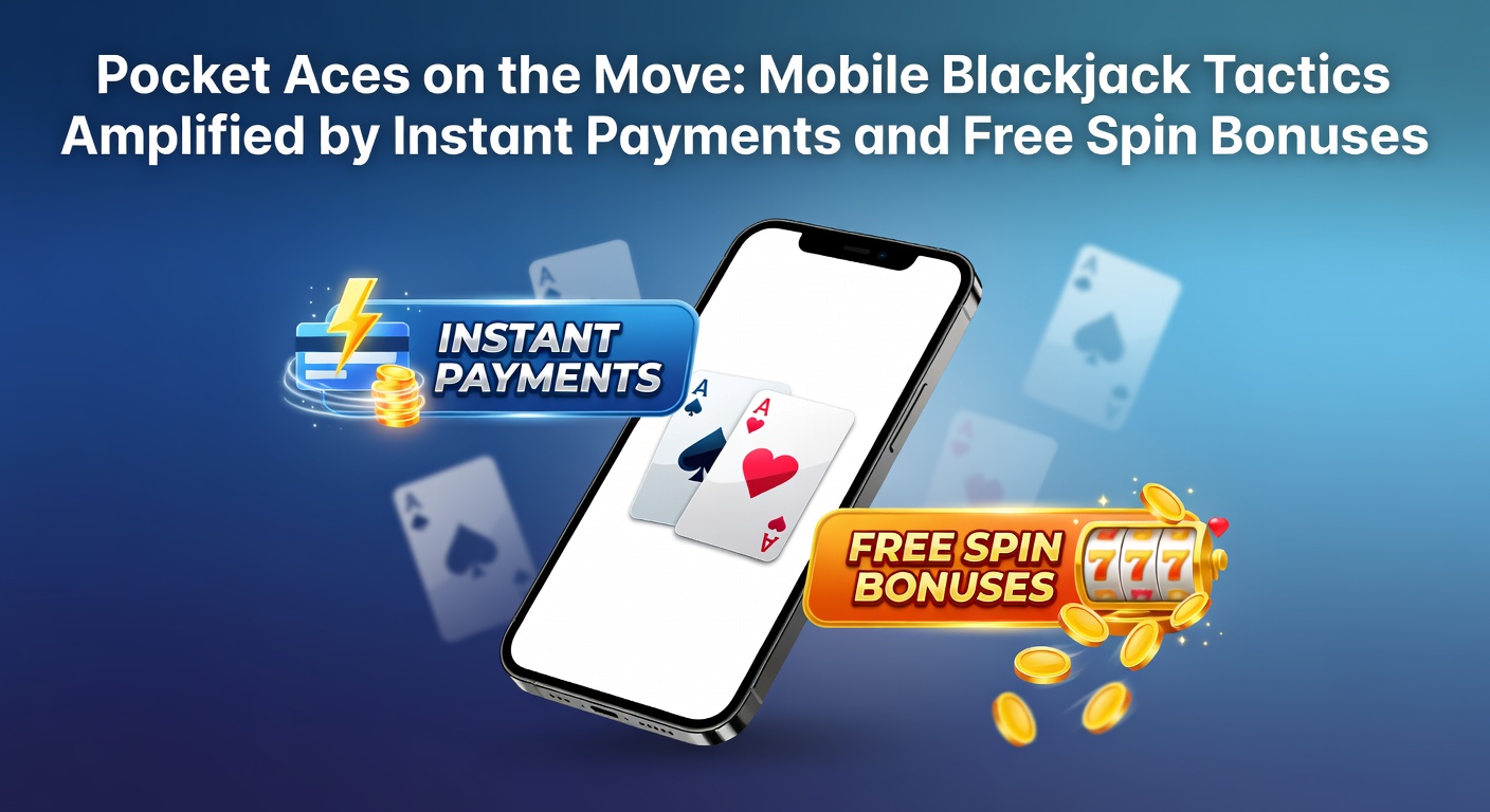 Speler met smartphone aan blackjacktafel, symboliserend mobiel gokken met snelle transacties